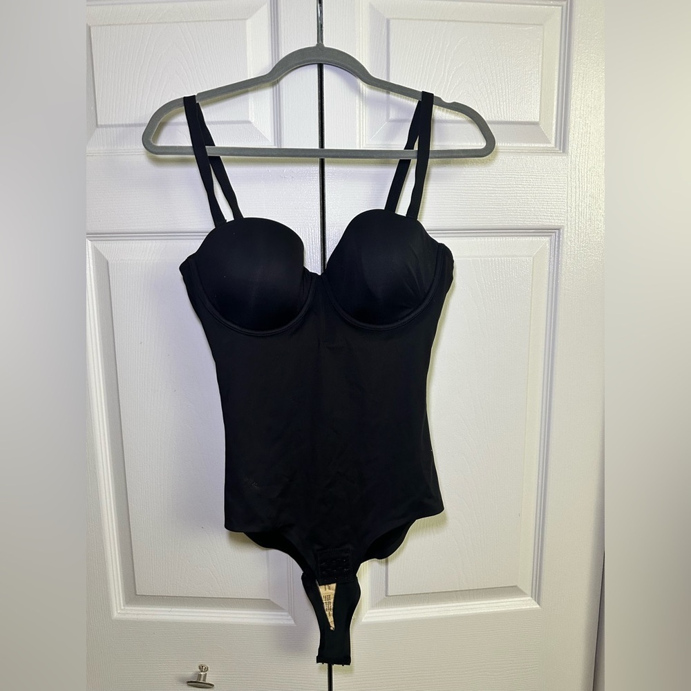 Black Bustier Bodysuit - Size L